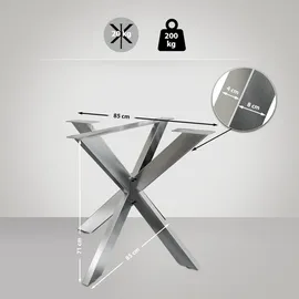 CLP Tischbeine Biloxi S edelstahl