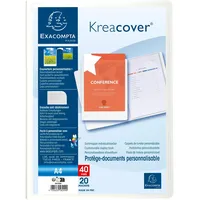 Exacompta 58209E 20er Pack Sichtmappe festem PP 800μ +