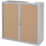 EASYOFFICE Rollladenschrank »easyOffice« 110 x 104 cm grau, easyOffice, 110x104x41.5 cm