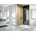 Eck-Duschkabine 90 x 200 cm silber