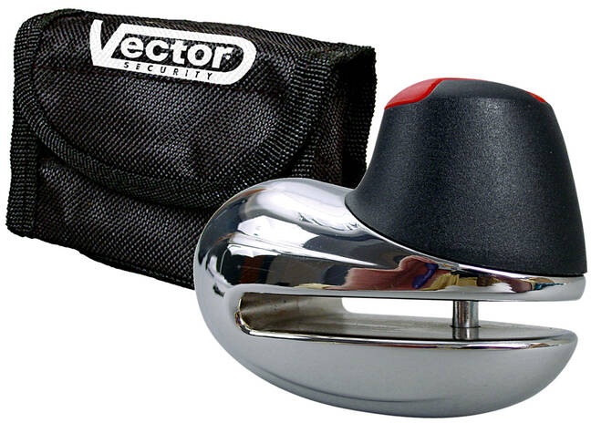 VECTOR Mini Disc Lock - chroom