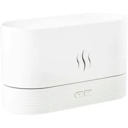Haushalt International HI 16191 Aroma Diffuser Lufterfrischer mit Flammeneffekt weiss