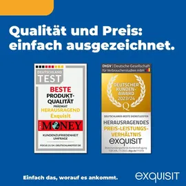 Exquisit KGC195-65-NF-330E Kühl-Gefrierkombination (193 l, 1575 mm hoch, Inoxlook-az)