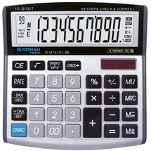 Donau Elektronik Tischrechner Silbern