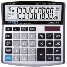 Donau Elektronik Tischrechner Silbern