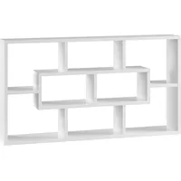 Woltu Wandregal 85 x 48 x 16 cm Weiß