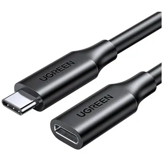 UGREEN USB C - USB C (weiblich) 100W 10Gb/s 1M schwarz