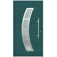 KNOCK Flügelüberdeckende Kunstoff-Haustür »Terra«, moosgrün - gruen