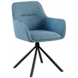 CLP Stuhl Tipton Stoff blau