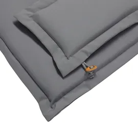 Beliani Sitzauflage 40 x 54 cm grau 8-tlg.