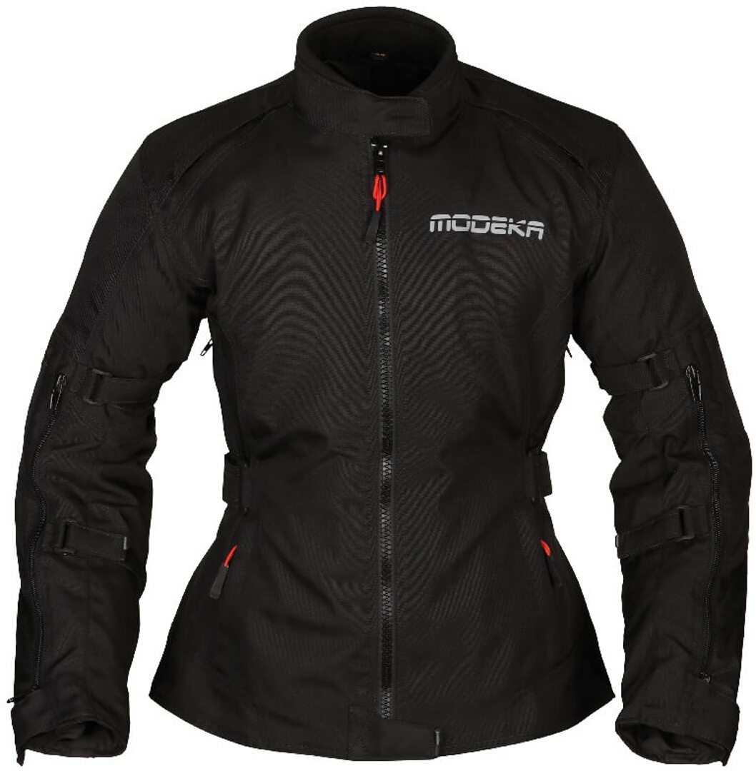 Modeka Luana Damen Motorrad Textiljacke, schwarz, Größe 38