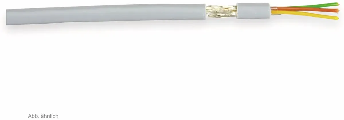 RAUTRONIC Steuerleitung LIYCY, 8x0,14 mm2, grau, 10 m
