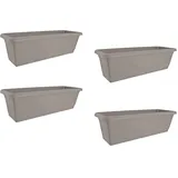 Hti-Living Blumenkasten 60 x 17 x 20 cm Schwarz