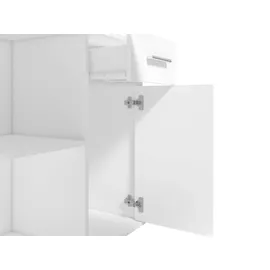 Home Affaire Eckschreibtisch Macon Weiß