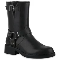VAN HILL Biker Boots in Dunkelgrau