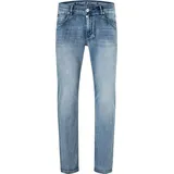Timezone Slim-Fit Jeans mit Fade-Effekt und Stretch Größe: 36W / 36L - Blau