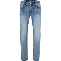 Timezone Slim-Fit Jeans mit Fade-Effekt und Stretch Größe: 36W / 36L - Blau