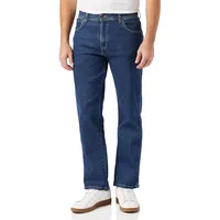 Wrangler Herren Durables Regular Fit Jeans, Darkstone, 33W /