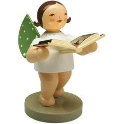 Wendt und Kühn Vorleser, Engel mit Buch vergoldet No. 10