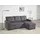 Atlantic Home Collection Schlafsofa Gustavo L-Form, B: 199 cm, mit Bettfunktion, Bettkasten & seitlichen Taschen grau