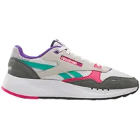 Reebok Classic Leather 2400 Sneaker, Chalk/Grey 5/Bold PINK, 40 EU