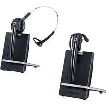 Sennheiser D 10 Phone Monophon Ohrbügel, Kopfband schwarz Kopfhörer und Headset