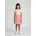 BLUE SEVEN Mädchen Gr 110 N-Gr bunt rosa Jersey Obermaterial 100 Baumwolle bedruckt gestreift Basic knieumspielend Rundhals gewellter Abschluss Kleider Jerseykleid