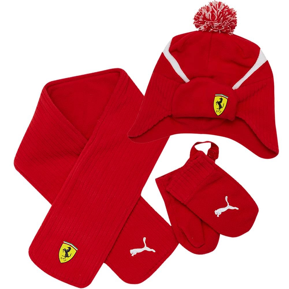 PUMA x Scuderia Ferrari Mini Cats Kleinkinder / Baby Winterset 761590-02-4-6 Monate