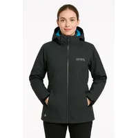 DEPROC activ Winterjacke DEPROC ACTIVE "Whistler 3in1 II WMN", Damen, Gr. 44L, grau (anthra), Web, 96% Polyester. 4% Elasthan, hüftbedeckend, mit verstellbarem Klettverschluss, Jacken Winterjacke, auch in Großen Größen erhältlich