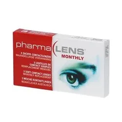 pharmaLENS® MONTHLY Lentilles mensuelles -0.75 De Contact 3 pc(s)