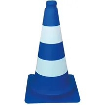 Schake Leitkegel 50 cm Blau/Weiß