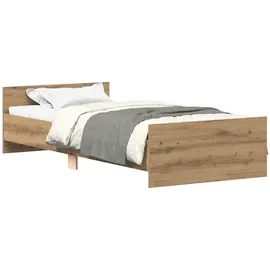 vidaXL Artisan-Eiche 100 x 200 cm Brown