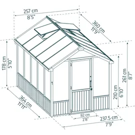 CANOPIA Natura Zedernholz Braun SDP 6 mm 8,4 m2