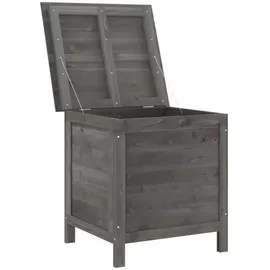 furnicato Gartentruhe 50 x 49 x 56,5 cm Schwarz