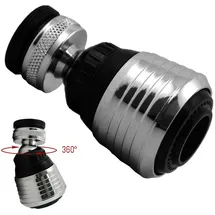 Eyepower Wasserhahn Aufsatz 360° Schwenkbrause Perlator Sparventil Strahlregler