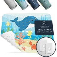 Homerella homerella© Duschmatte rutschfest 53x53cm, INKL. AUFHÄNGUNG, Antirutschmatte Dusche