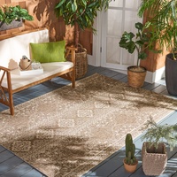 Safavieh Isla Mehrzweck-Indoor-/Outdoor-Teppich, gewebter Polypropylen-Teppich, Creme/beige, 120 x 180 cm