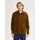 Tom Tailor DENIM Herren Relaxed Cord Overshirt, braun, Uni, Gr. XXL