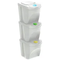 KEDEN Sortibox Set Mit 3 Recycling-behältern 3x25l - Off