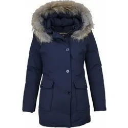 Matogla  Parkas Jacken Mit Fellkragen Winterjacken  in Blau, EU XL