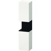 Duravit Qatego Hochschrank Weiß Supermatt mit Nischenbeleuchtung × weiß