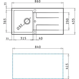 PYRAMIS Athlos (86x43,5) 1B 1D iron grey