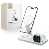 TECH-PROTECT QI15W-A47 MagSafe 3in1 Induktives Ladegerät Weiß