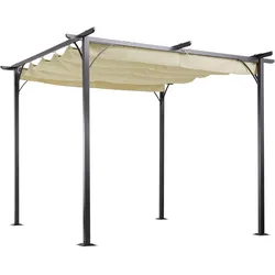 Outsunny - Pergola - 300Lx300Wx230Hcm - Beige