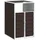 vidaXL Mülltonnenbox 72 x 81 x 115 cm braun