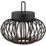 just light. LED-Akku-Pendelleuchte Akuba Schwarz 22 cm x Ø 25 cm