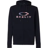 OAKLEY Bark Full Zip Hoodie 2.0 black/american flag (01V) L