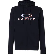 OAKLEY Bark Full Zip Hoodie 2.0 black/american flag (01V) L