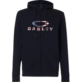 OAKLEY Bark Full Zip Hoodie 2.0 black/american flag (01V) L