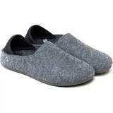 Gottstein Wool Slip-On Filzhausschuh grau anthrazit